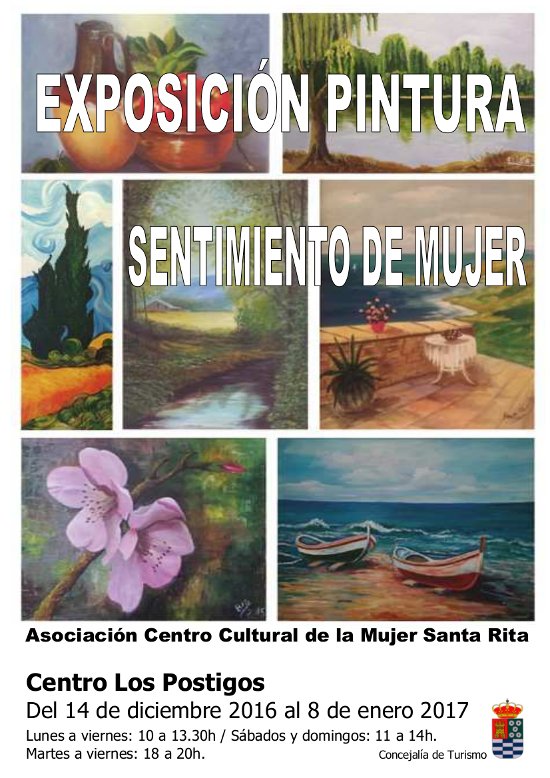 Exposicin Sentimiento de Mujer de Centro Cultural Mujer Santa Rita-Centro Los Postigos-Molina-14dic16-8en17-CARTEL.jpg